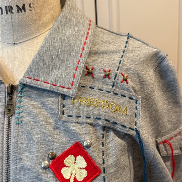 Double D Ranch Americana Bomber Jacket pristine -Small - Picture 5 of 10